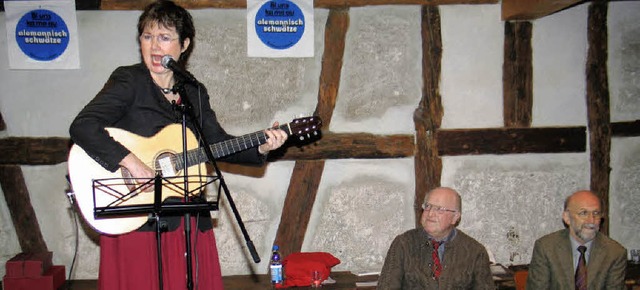 Pflzer Chansons und alemannische Gedi...chaft in Mllers Scheune in Endingen.   | Foto: Helmut Hassler