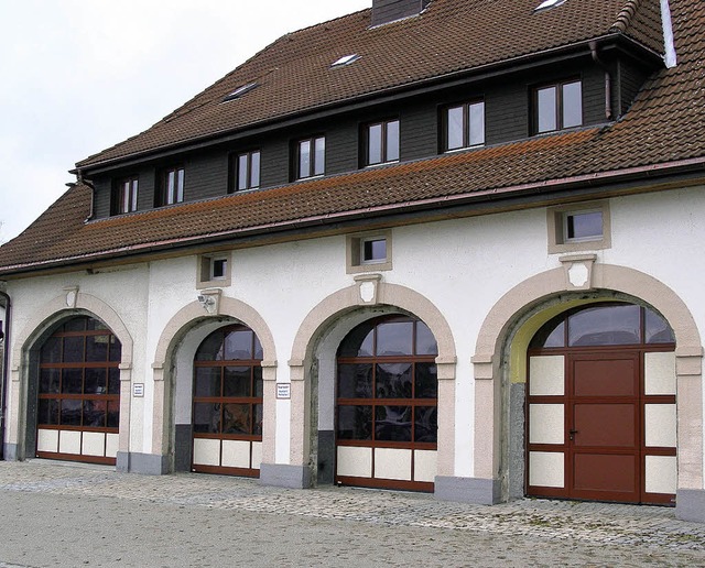 Stilvoll eingepasst  in das historisch...s Feuerwehrgertehauses in Rtenbach.   | Foto: Liane Schilling