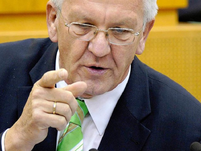 Winfried Kretschmann von den Grnen.  | Foto: dpa