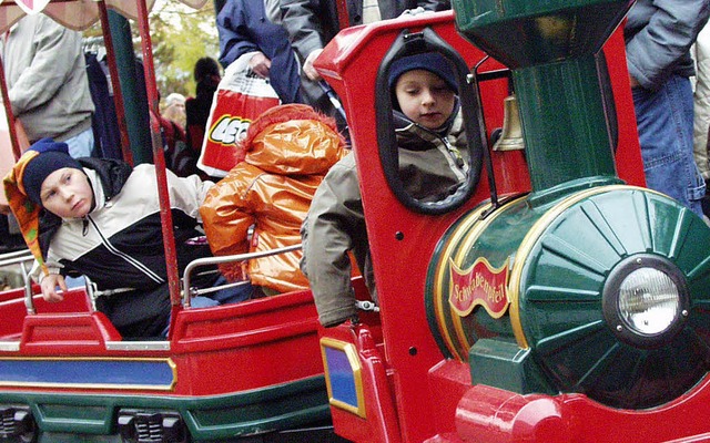 Fahrspa mit dem Eisenbhnle gibt es fr Kinder.   | Foto: schtz