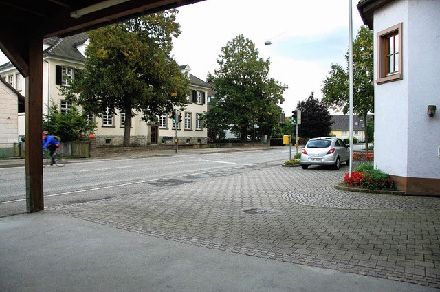 Ein neues Gesicht soll die Ortsmitte v...Bundesstrae in Abschnitten erfolgen.   | Foto: Sylvia-Karina Jahn