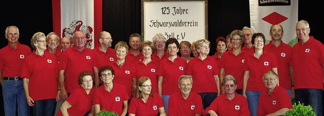 Der Schwarzwaldverein Zell feiert sein...umsfeierlichkeiten im September  2009   | Foto: Silke Hartenstein