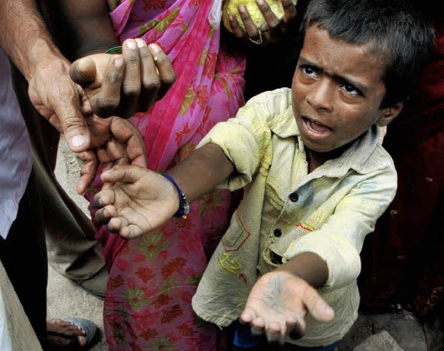 Dieser Junge aus Indien war im Politikteil der BZ abgebildet.   | Foto: dpa