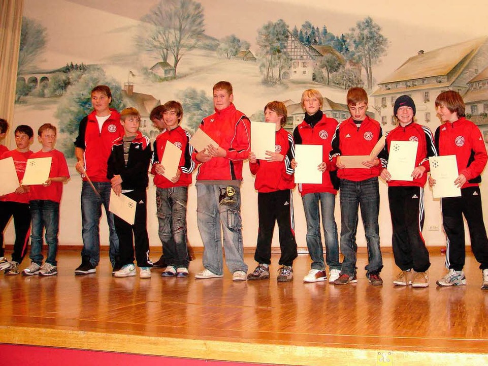 Die D-Jugend des FC Löffingen:  | Foto: Christa Maier