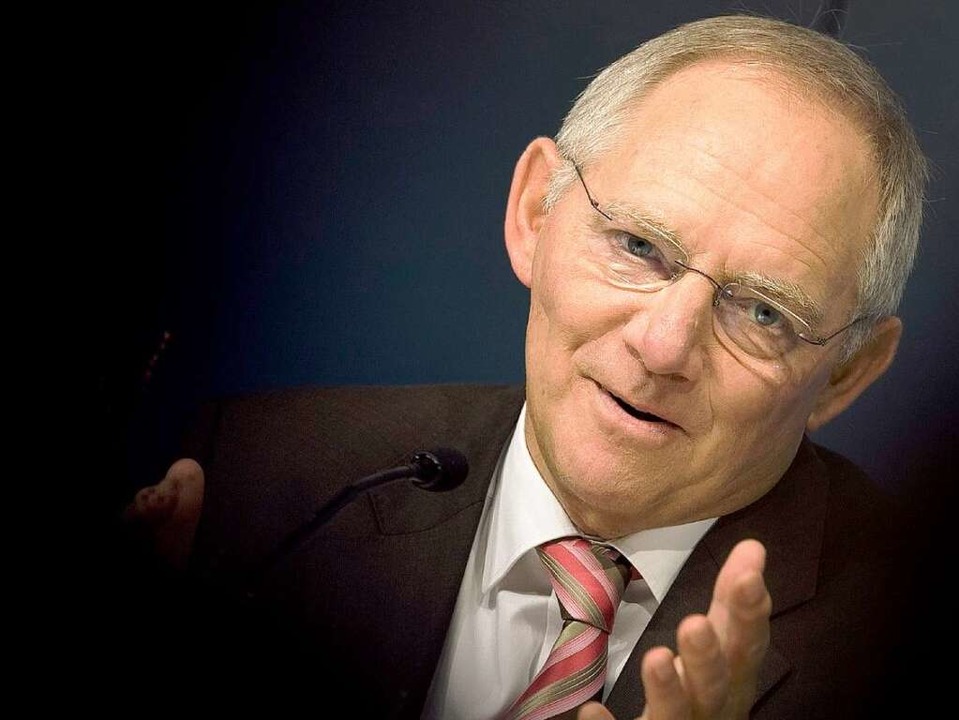 Wolfgang Schäuble: Vor 20 Jahren war d...der Triebfedern der deutschen Einheit.  | Foto: dpa