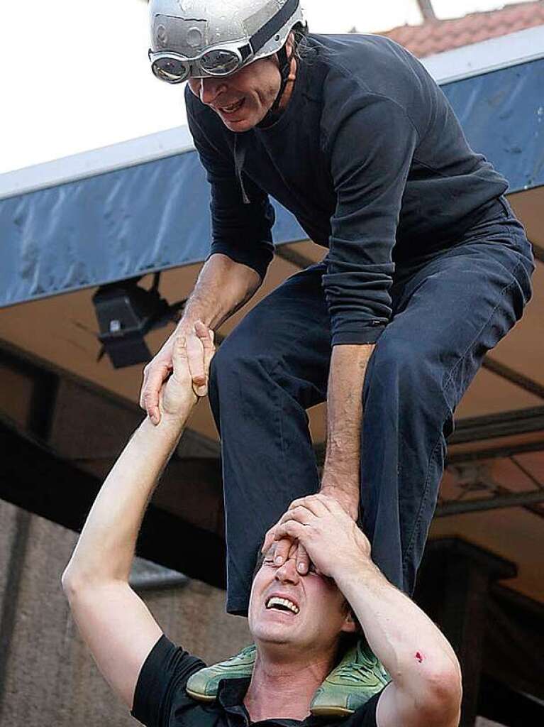 Musik und Comedy auf dem Marktplatz: Duett Complett