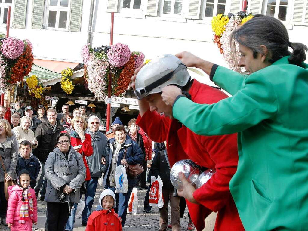 Musik und Comedy auf dem Marktplatz: Duett Complett