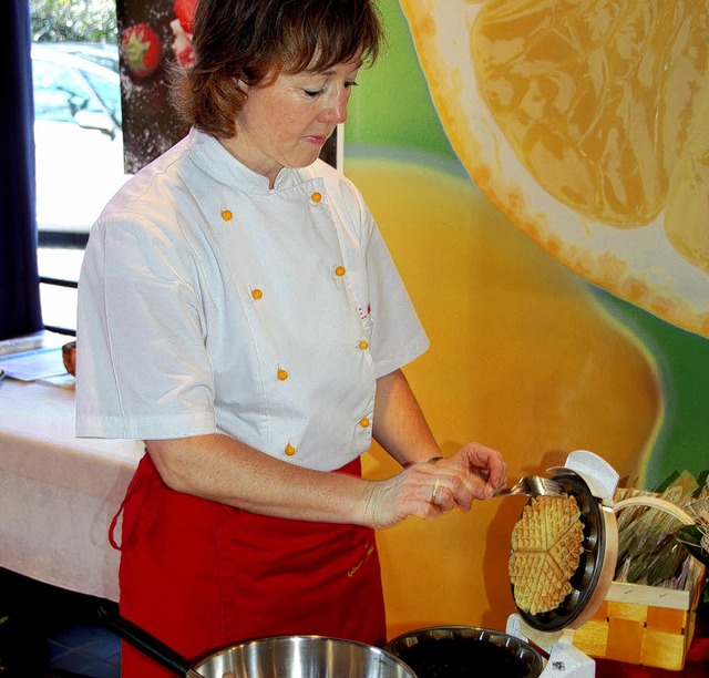 Vorfhrungen wie Show-Kochen bietet de...tgigen Leistungsschau im Brgerhaus.   | Foto: Sigrid umiger