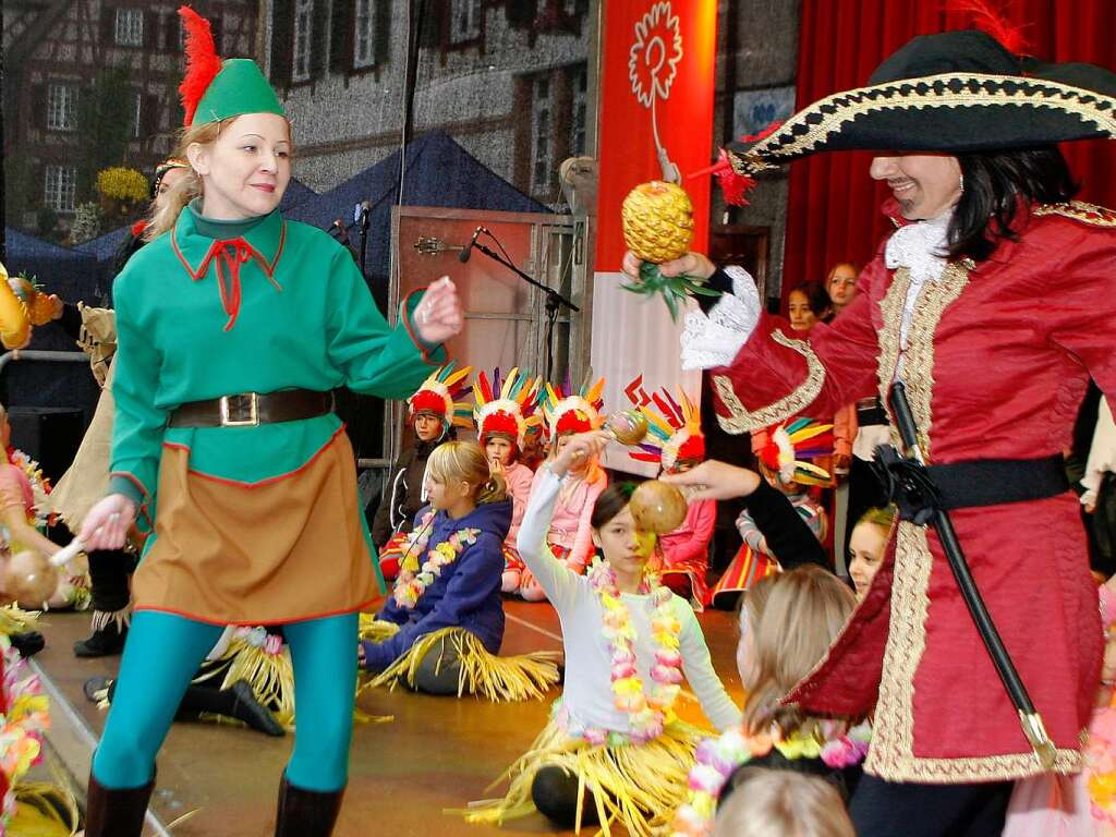 Die Tanzschule Kmitta fhrte das Stck „Peter Pan“ auf.