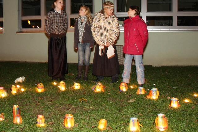 Das Lichterfest sorgt fr eine schne Atmosphre