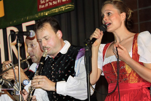 Beim Jubilumskonzert mit von der Partie waren die Schwarzwaldkrainer.  | Foto: Chris Seifried