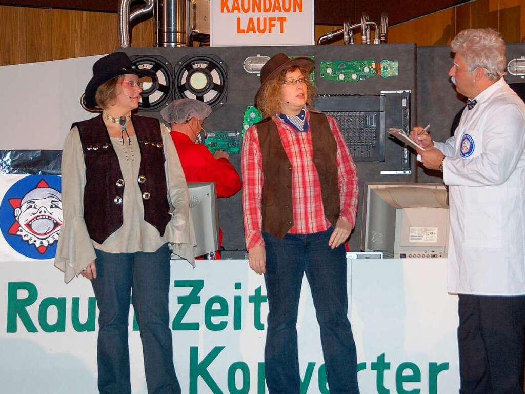 Impressionen vom Unterhaltungsprogramm der Pflumeschlucker am 11.11 in der Bonndorfer Stadthalle.