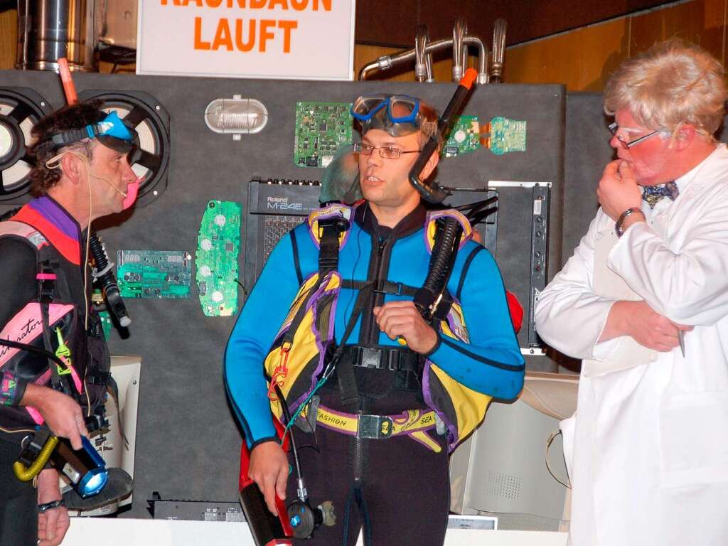 Impressionen vom Unterhaltungsprogramm der Pflumeschlucker am 11.11 in der Bonndorfer Stadthalle.