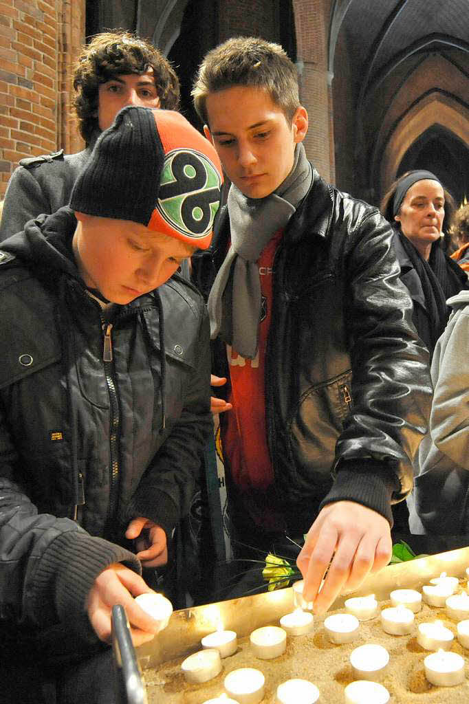 Fans beim Gottesdienst