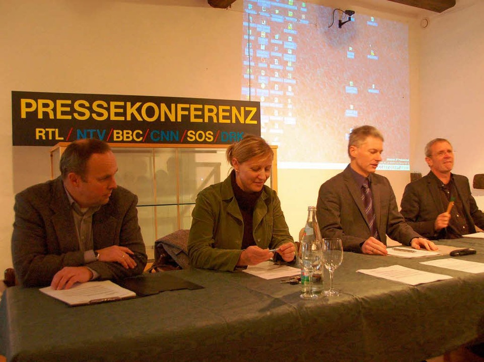 Pressekonferenz heute in Staufen. Das ...on der Fasneterffnung zurckgelassen.  | Foto: Markus Donner