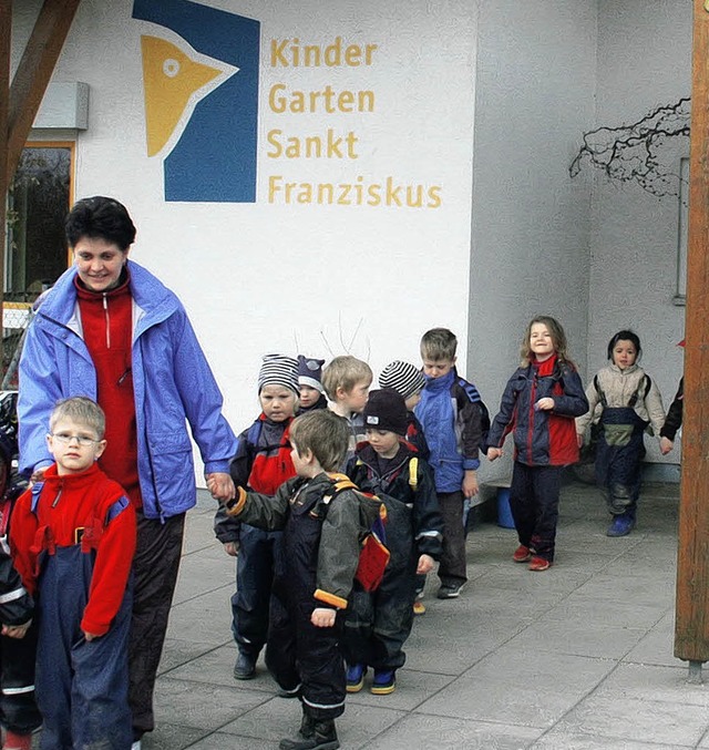 Die Betreuung frs erste Kind wird teu...billiger in Denzlingens Kindergrten.   | Foto: Frank Kiefer/Archiv