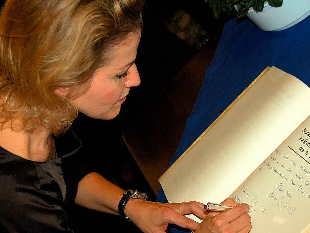 Kunstpfarrer Paul Grb erhlt das Bundesverdienstkreuz Erster Klasse mit Spezialgast Anne-Sophie Mutter