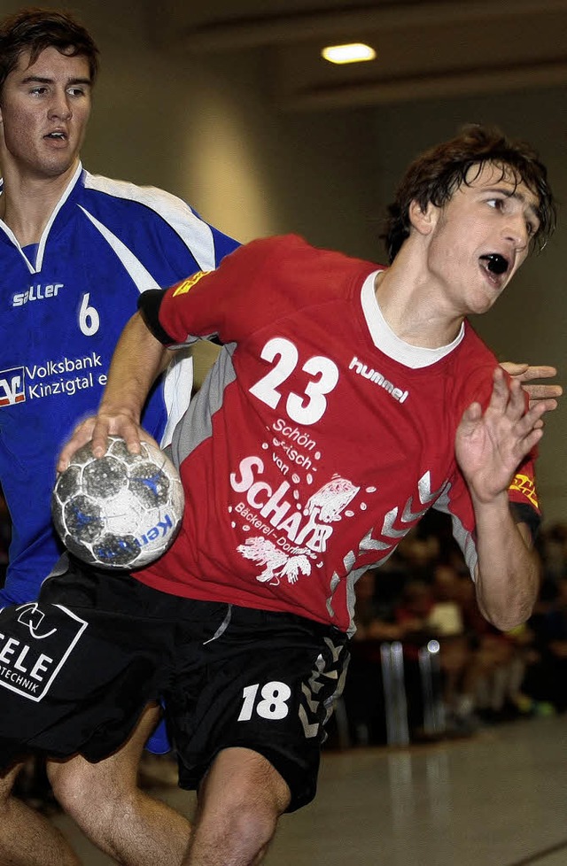 Handball 2009TV Sulz vs. TV WolfachDenis Faisst (TV Sulz #23)  | Foto: Peter Aukthun-Grmer