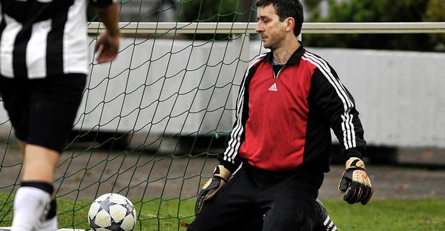 &#8222;Ich mache viel mit Erfahrung&#8... beim Kreisliga-Tabellenfhrer  Saig.   | Foto: Seeger