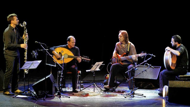 Verklrung der Innerlichkeit: Oud-Virt...rahem (Zweiter  von links) und Band.    | Foto: PEter Heck