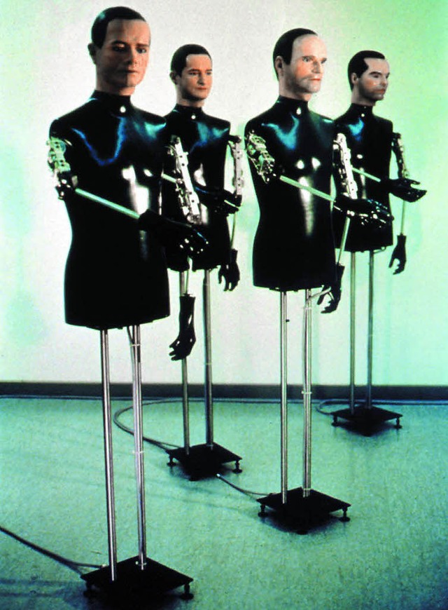 Knstliche Musiker: Kraftwerk-Roboter   | Foto: pro