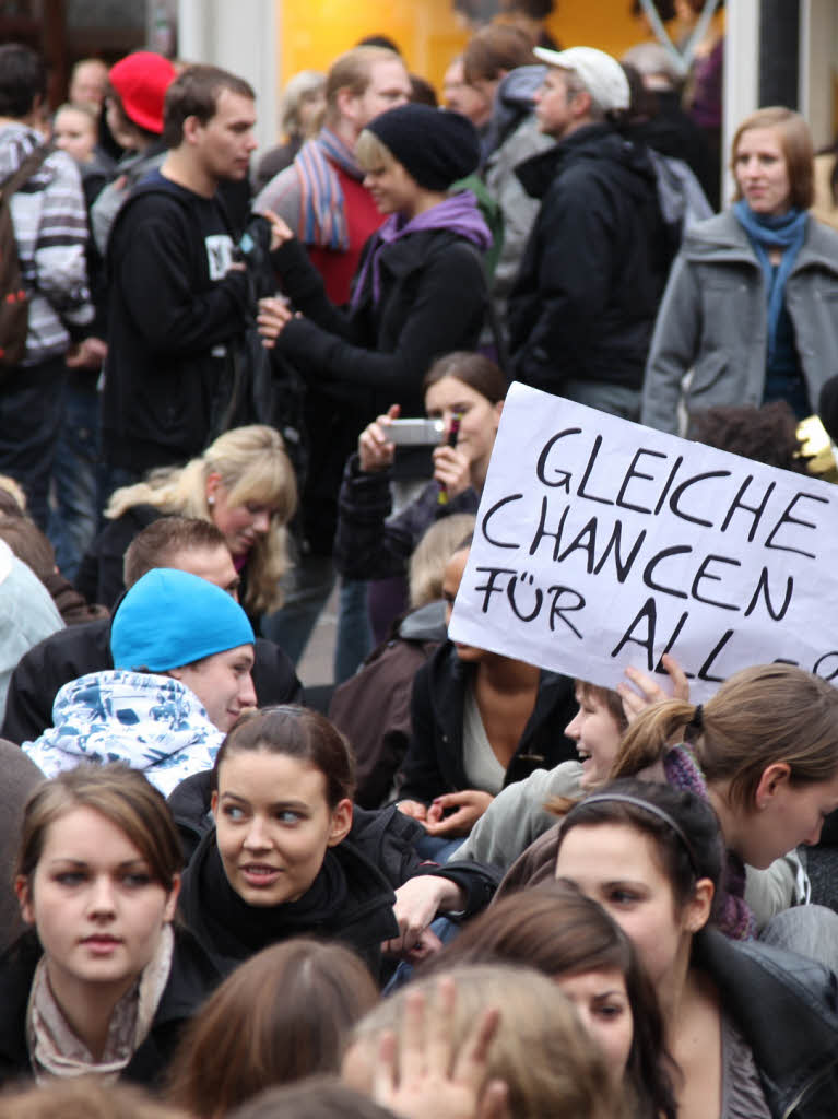 Bildungsstreik – die Grodemonstration in Freiburg