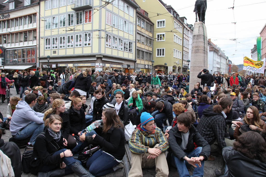 Bildungsstreik – die Grodemonstration in Freiburg
