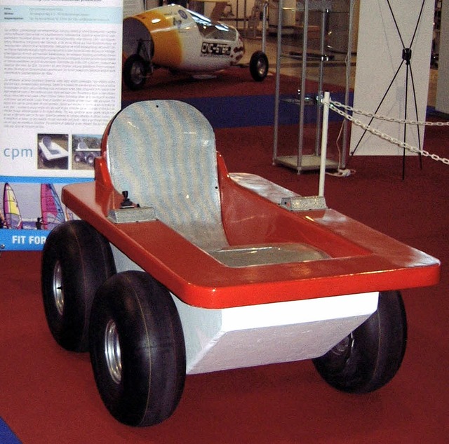 Mcke erhlt fr sein Elektromobil den Innovationspreis der Kunststoffhersteller  | Foto: Privat