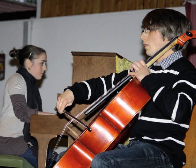 Glanzvoller klassischer Auftakt beim J...svereins: Patricia und Michael Zehnle   | Foto: Werner Schnabl