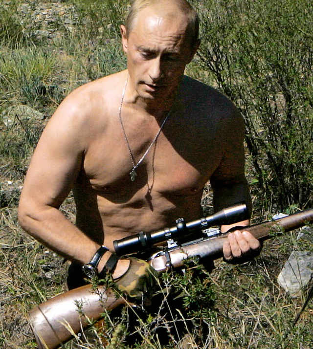 Mit dabei in der Kategorie &#8222;Sexy... Hemd&#8220; ist auch Wladimir Putin.   | Foto: AFP/dpa