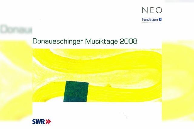 CD: NEUE MUSIK: Dokumentierte Musiktage