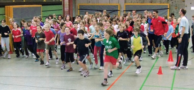 Bewegung muss sein: Fitnesstage am Staufener Faust-Gymnasium   | Foto: Daniela Muthesius