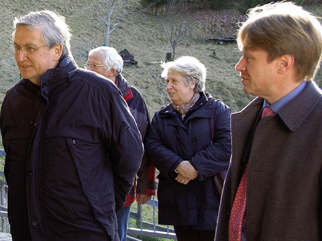 Regierungsprsident Wrtenberger und Todtnaus Brgermeister Wiener  | Foto: Hermann Jacob