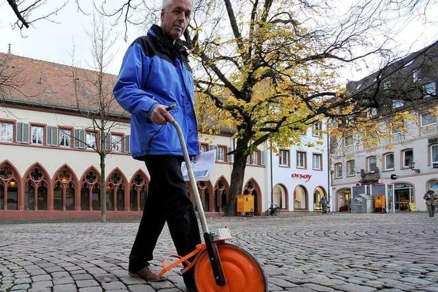 Fotos: Weihnachsmarkt Freiburg wird aufgebaut