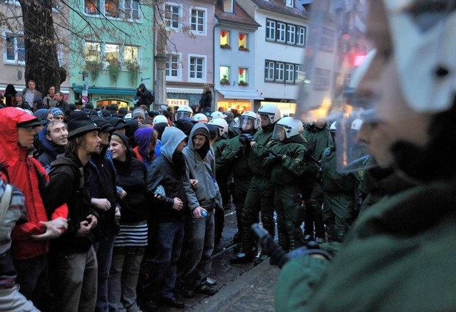 ber den Polizeieinsatz bei der Antifa... November 2009 wird weiter diskutiert.  | Foto: Michael Bamberger