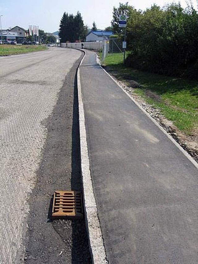 Der neue Fugngerweg.   | Foto: bz