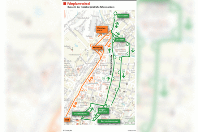 Eine neue Buslinie 29 in Herdern