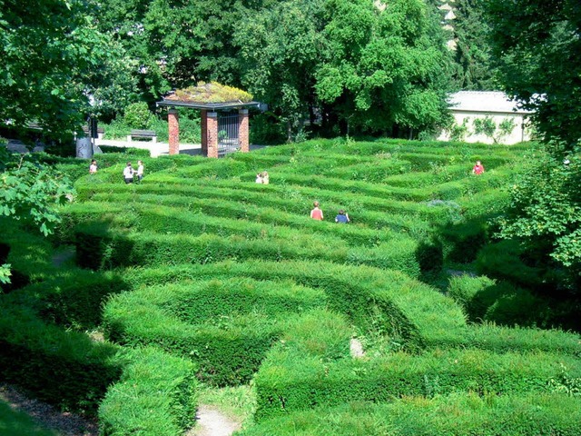 Der Irrgarten von Ettlingen dient den Lahrern fr den Stadtpark als Vorbild.  | Foto: Stadt