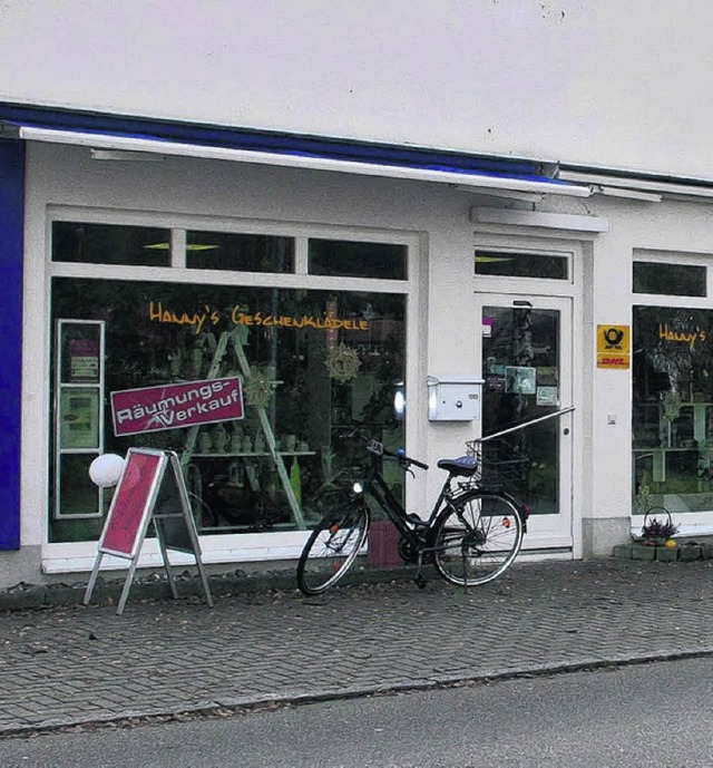 Mit der Schlieung der Postfiliale in ...bisch zum 31. Januar 2010 geschlossen.  | Foto: Lucia van Kreuningen (Sdkurier)