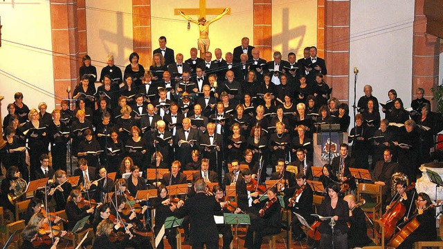 Eine groartige Leistung boten Consort... der evangelischen Kirche in Ihringen.  | Foto: kai kricheldorff