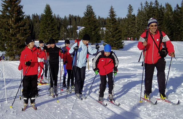 Darauf wartet der Skiclub-Nachwuchs vo...so viel Schnee wie im letzten Winter.   | Foto: privat