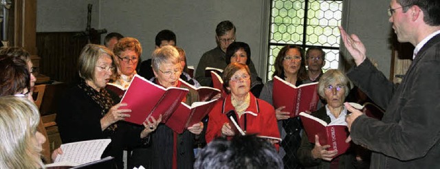 Kirchenchor St. Josef  bei der Probe fr den Gottesdienst   | Foto: Karin Heiss