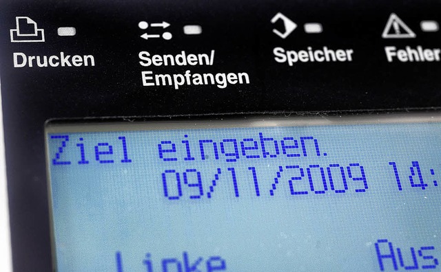 Noch ist das Fax nicht ausgestorben <ppp></ppp>   | Foto: Kai Remmers/dpa