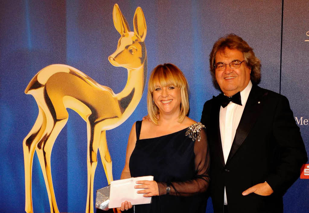 Bunte-Chefredakteurin Patricia Riekel und Helmut Markwort vom Focus. Bunte-Chefredakteurin Patricia Riekel und Helmut Markwort vom Focus.