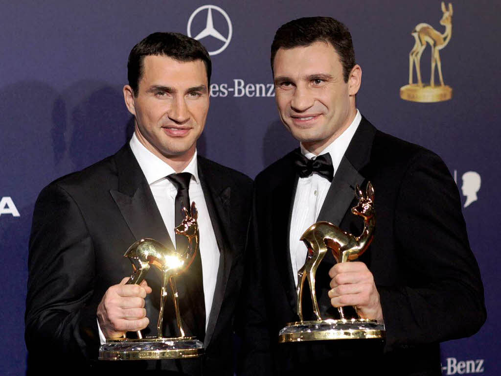 Preisträger: Wladimir (links) und Vitali Klitschko Preisträger: Wladimir (links) und Vitali Klitschko