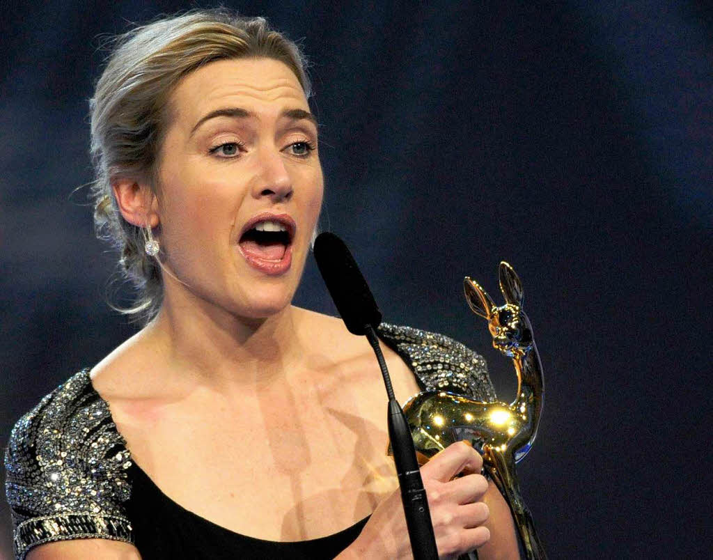 Kate Winslet mit Bambi Kate Winslet mit Bambi