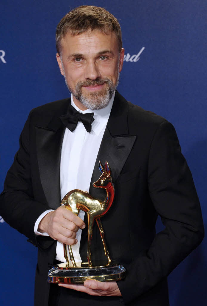 Schauspieler Christoph Waltz mit Bambi Schauspieler Christoph Waltz mit Bambi