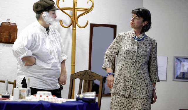 AWO-&#8222;Schauspieler&#8220; spielen...cta-Maria-Haus berzeugendes Theater.   | Foto: christoph breithaupt