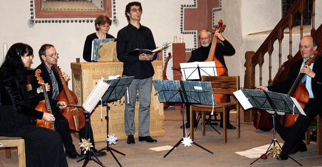 Eine einprgsame Hr- und Lehrstunde i...i ihrem Purcell-Konzert in Wollbach.    | Foto: walter bronner