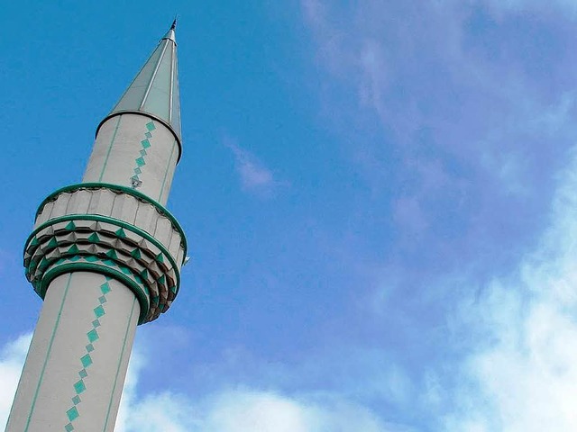 Das Minarett in Rheinfelden/Baden: Im ...ird es kein Pendant dazu geben knnen.  | Foto: Arne Bensiek